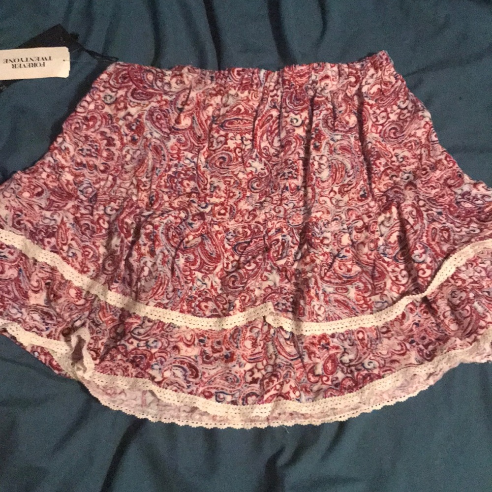 floral skirt